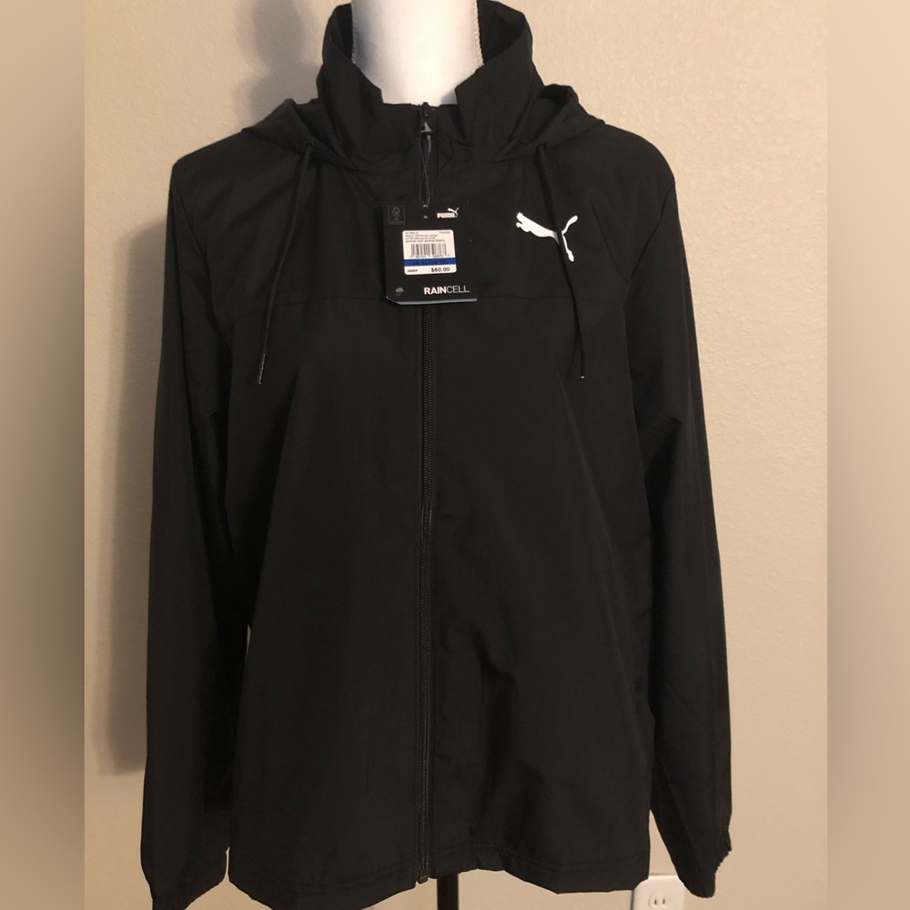 NWT Puma  Zephyr RainCell Full Zip Hooded Jacket Women’s XL